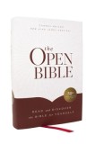 The Open Bible: Read and Discover the Bible for Yourself (Nkjv, Hardcover, Red Letter, Comfort Print)