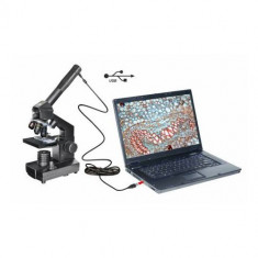Microscop National Geographic 40x - 1024x cu USB si Geanta foto
