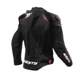 Cumpara ieftin Geaca (jacheta) motociclete barbati Racing Seventy all season/iarna model SD-JL24 Spoiler culoare: negru/rosu, 4XL