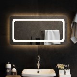 vidaXL Oglindă de baie cu LED, 80x40 cm