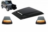 Ornament capota cu lampi semnalizare LED pentru Mercedes G-Class W463, negru