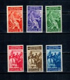 Vatican 1935 - Congres Juridic, serie nestampilata, cu urme de sarniere
