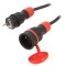 Prelungitor Alimentare Negru 5m 16A
