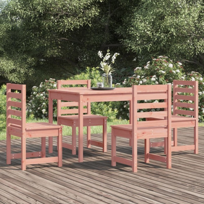 Gossi set cu masa de gradina, 5 piese, lemn masiv douglas
