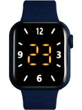 Ceas LED unisex Casual silicon albastru LW008015