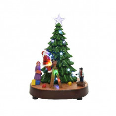 Decoratiune - Led Santa Christmas Tree | Kaemingk