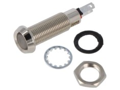 Lampă LED concav verde 5&divide;6VDC &Oslash;8,1mm IP67 MARL