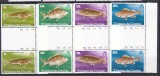 DB1 Fauna Marina Tristan da Cunha Pesti 2 x set MNH, Nestampilat