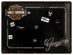 Placa metalica - Harley-Davidson - Remember - 30x40 cm foto