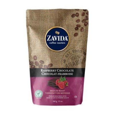 Zavida cu aroma de zmeura si ciocolata Cafea boabe 340g foto