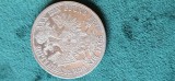 Austria 1 Taler batut la Alba Iulia , an 1863 E , argint , detalii