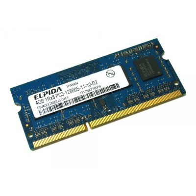 Memorie Laptop DDR3 Elpida 4gbb 1rx8 pc3 12800S 11-10-b2 foto