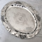 Tava din argint masiv 800 stilul rococo din anii 1880 Viena