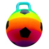 Minge pentru Sarit cu Maner, diametru 70cm, cauciuc gros, culori fosforescente, +3 ani