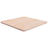 Cumpara ieftin Blat de masa patrat, 50x50x1,5 cm, lemn masiv stejar netratat