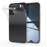 Husa pentru Apple iPhone 12 Mini, Silicon, Transparent, 54408.03, Carcasa, Kwmobile