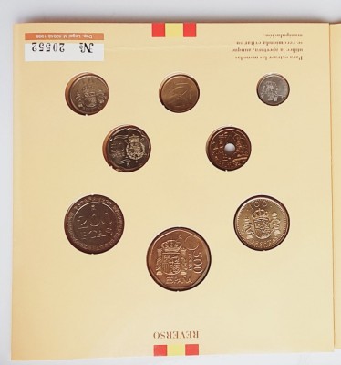 M01 Spania set monetarie 8 monede 1998 UNC foto