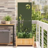 vidaXL Panou Decorativ de Grădină Olivengr&oslash;nn 50 x 140 cm