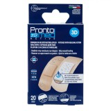 Plasturi Prontomed 3D, Acțiune de Vindecare, Hialuronat, Set 20 Bucăți, Dimensiuni Multiple, Oem