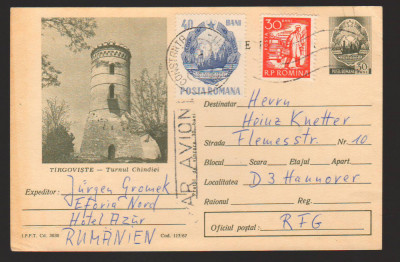 CPIB 21588 - CARTE POSTALA - TARGOVISTE. TURNUL CHINDIEI foto