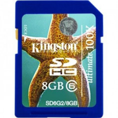 Card SD KINGSTON SECURE DIGITAL 8GB SDHC Ultimate 100X foto