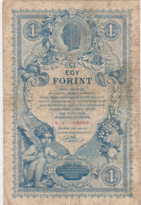 AUSTRIA 1 GULDEN 1888 F foto