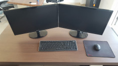 PC, calculator, 2 monitare, tastatura, mouse, licenta windows, factura foto