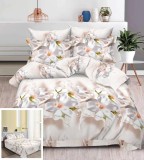 Cumpara ieftin Lenjerie Pat 3D Bumbac 4 Piese Shadow Sd005 (200x230 cm pilota, 240x250 cearceaf, 55x75 &amp; 70x70 fete perna) Negru/Alb/Rosu