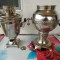 SAMOVAR RUSESC 2 BUCATI , INCOMPLETE !