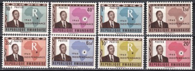 Ruanda 1962 - Independenţa, MNH foto