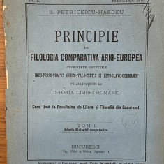 CURS Principie de filologia comparativa ario-europea - B. Petriceicu Hasdeu 1875