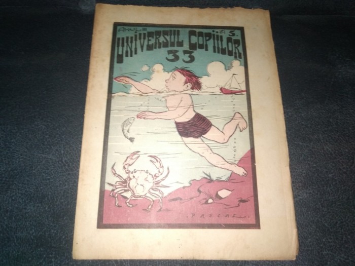REVISTA UNIVERSUL COPIILOR NR 33 1927