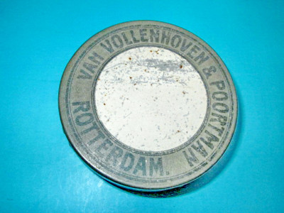 5028-Cutie veche Van Vollenhoven &amp;amp; Poortman Rotterdam Olanda. Posibil militara. foto