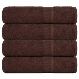Cumpara ieftin Prosoape de baie 4 buc maro 100x150 cm 360 g/m&sup2; 100% bumbac