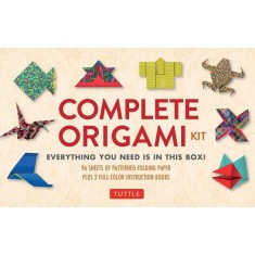 Complete Origami Kit: Everything You Need Is in This Box! [Origami Kit with 2 Books, 96 Papers, 30 Projects]