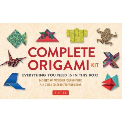 Complete Origami Kit: Everything You Need Is in This Box! [Origami Kit with 2 Books, 96 Papers, 30 Projects] foto