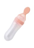 Lingurita Silicon cu Rezervor Gradat Roz 90 ml