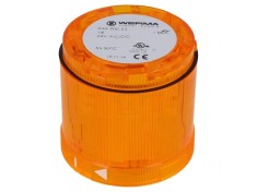 Semnalizator luminos portocaliu 24VDC 24VAC IP54 &Oslash;70x66mm