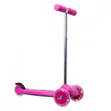 Cumpara ieftin Trotineta cu 3 roti, lumini, Evo, Light Up Move n Groove, Roz