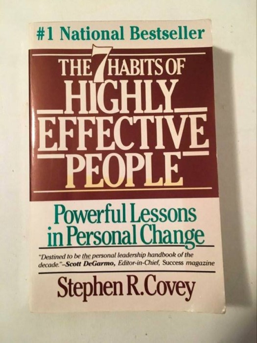 *DD- The 7 Habits of Highly Effective People, Stephen R. Covey