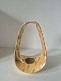 Vază Sculpturală IKEBANA &ndash; Faimar Baia Mare &ndash; Vintage anii '80 &ndash; Design Modernist