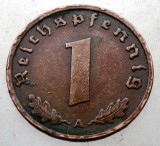 B.052 GERMANIA 1 REICHSPFENNIG 1938 A
