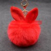 Breloc Pompon Puf Bunny