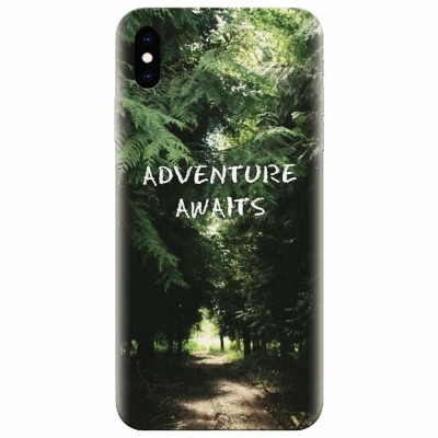 Husa silicon pentru Apple Iphone XS Max, Adventure Awaits Forest foto