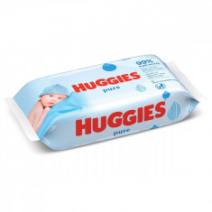 Servetele umede pentru copii Pure, 56 bucati, Huggies