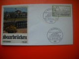 HOPCT PLIC S FDC NR 699 SAARBRUCKEN TURISM 1973 GERMANIA -NECIRCULAT