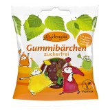 Jeleuri Zmeura Fara Zahar Birkengold, Vegane, Fara Gelatina, 50g, Indulcite cu Xilitol si Maltitol