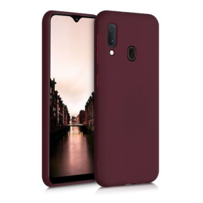 Husa pentru Samsung Galaxy A20e, Silicon, Violet, 48738.190 foto