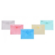 Mapa plastic cu capsa Donau A6 landscape set 10 buc 180 microni