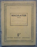 Maculator pentru zootehnie// caiet Editura Ziarului Universul